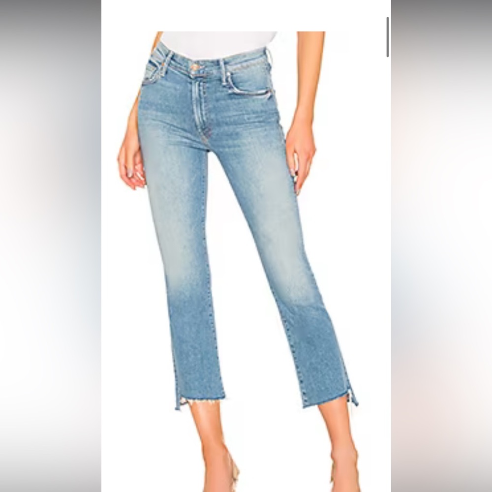 Like New Mother Insider Crop Step Fray